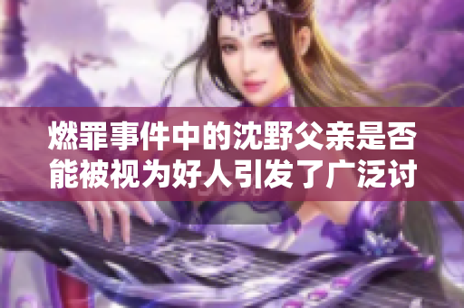 燃罪事件中的沈野父亲是否能被视为好人引发了广泛讨论