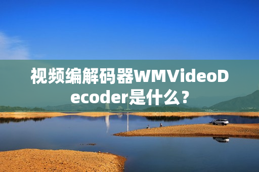 视频编解码器WMVideoDecoder是什么？