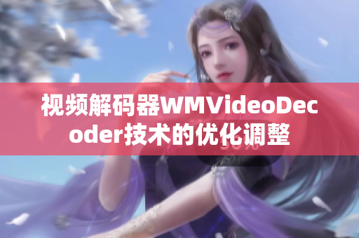 视频解码器WMVideoDecoder技术的优化调整