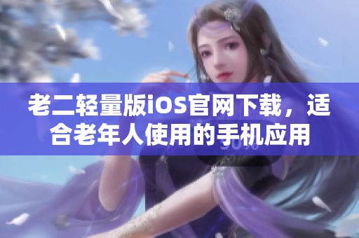 老二轻量版iOS官网下载，适合老年人使用的手机应用