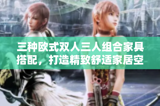 三种欧式双人三人组合家具搭配，打造精致舒适家居空间