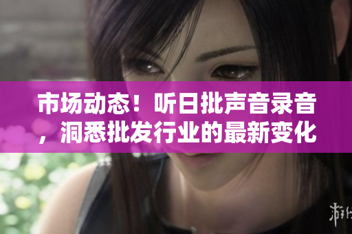 市场动态！听日批声音录音，洞悉批发行业的最新变化
