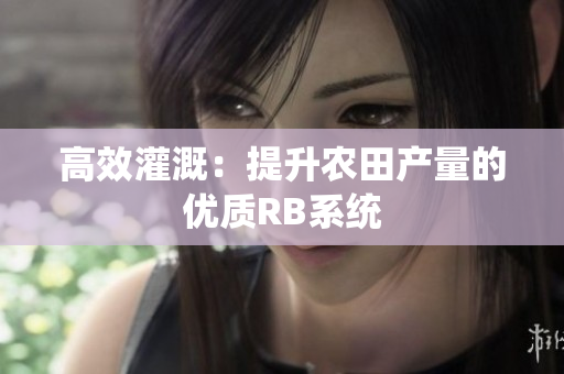 高效灌溉：提升农田产量的优质RB系统