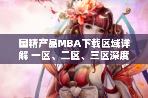 国精产品MBA下载区域详解 一区、二区、三区深度解析
