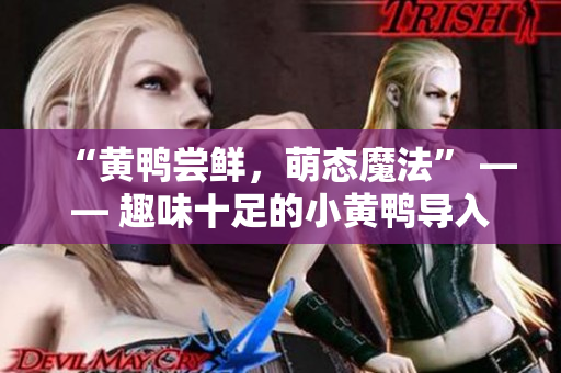 “黄鸭尝鲜，萌态魔法” —— 趣味十足的小黄鸭导入口