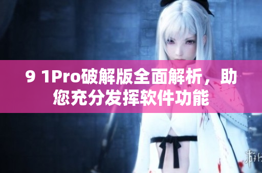 9 1Pro破解版全面解析，助您充分发挥软件功能