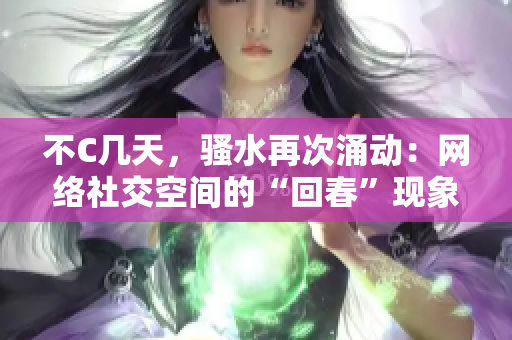 不C几天，骚水再次涌动：网络社交空间的“回春”现象