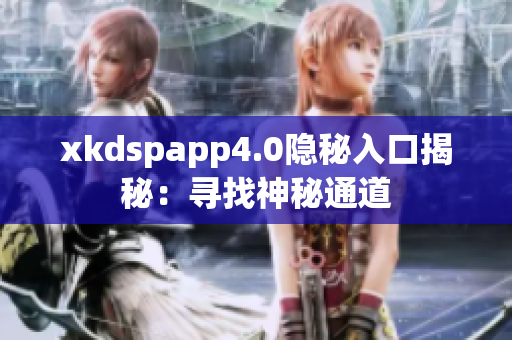 xkdspapp4.0隐秘入口揭秘：寻找神秘通道