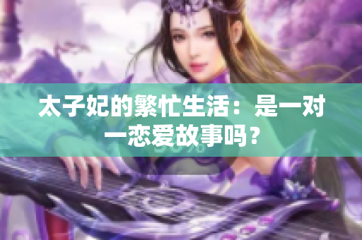 太子妃的繁忙生活：是一对一恋爱故事吗？