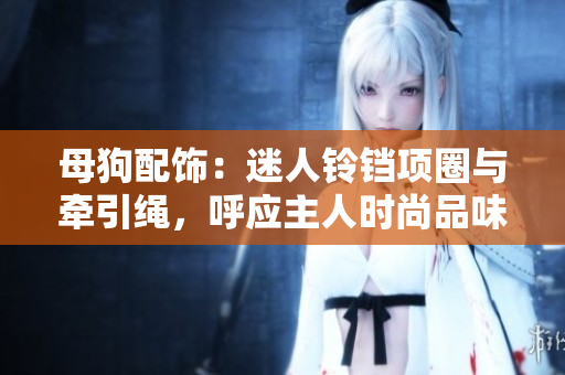 母狗配饰：迷人铃铛项圈与牵引绳，呼应主人时尚品味