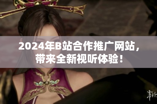 2024年B站合作推广网站，带来全新视听体验！