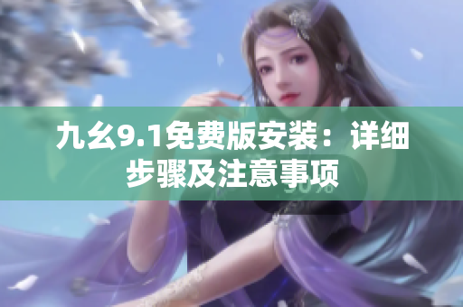 九幺9.1免费版安装：详细步骤及注意事项