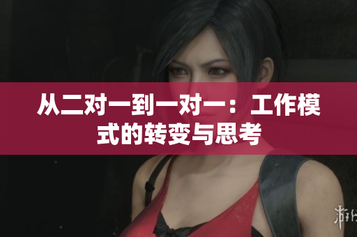 从二对一到一对一：工作模式的转变与思考