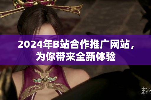 2024年B站合作推广网站，为你带来全新体验