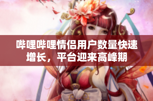 哔哩哔哩情侣用户数量快速增长，平台迎来高峰期