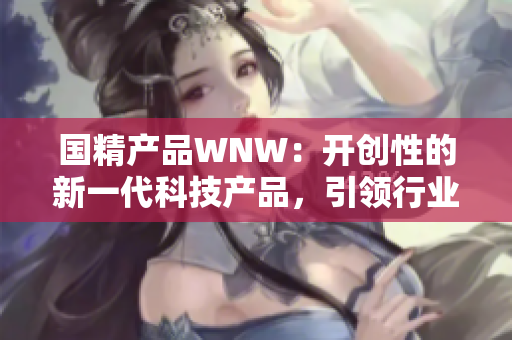 国精产品WNW：开创性的新一代科技产品，引领行业创新和发展