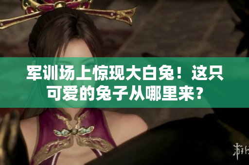 军训场上惊现大白兔！这只可爱的兔子从哪里来？