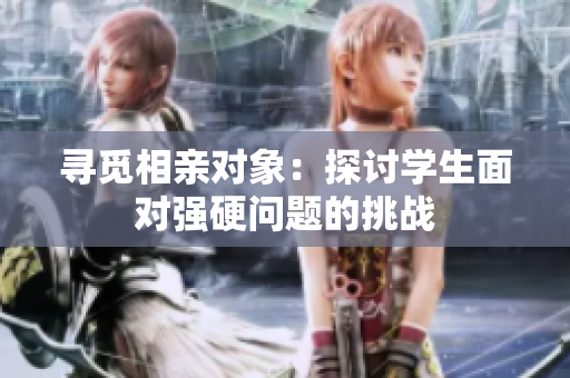 寻觅相亲对象：探讨学生面对强硬问题的挑战
