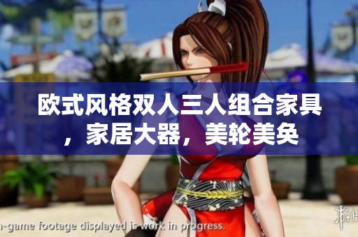 欧式风格双人三人组合家具，家居大器，美轮美奂
