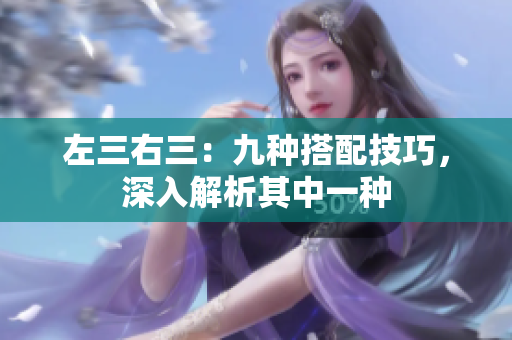左三右三：九种搭配技巧，深入解析其中一种