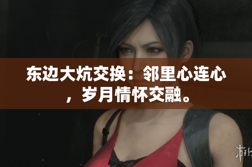 东边大炕交换：邻里心连心，岁月情怀交融。