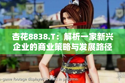 杏花8838.T：解析一家新兴企业的商业策略与发展路径