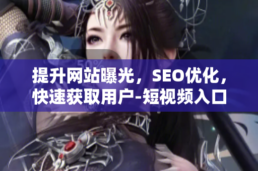 提升网站曝光，SEO优化，快速获取用户-短视频入口网站推广效果显著