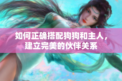 如何正确搭配狗狗和主人，建立完美的伙伴关系