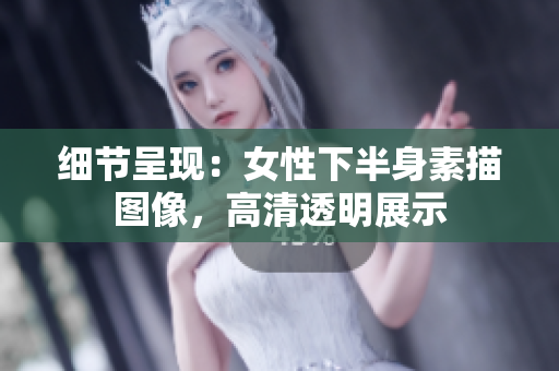 细节呈现：女性下半身素描图像，高清透明展示