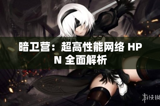 暗卫营：超高性能网络 HPN 全面解析