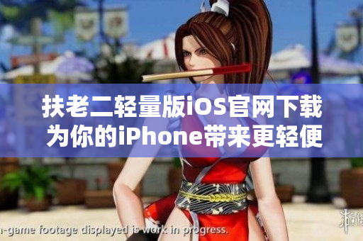 扶老二轻量版iOS官网下载 为你的iPhone带来更轻便的游戏体验