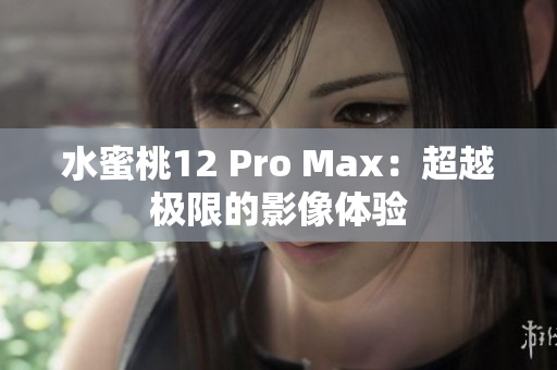 水蜜桃12 Pro Max：超越极限的影像体验