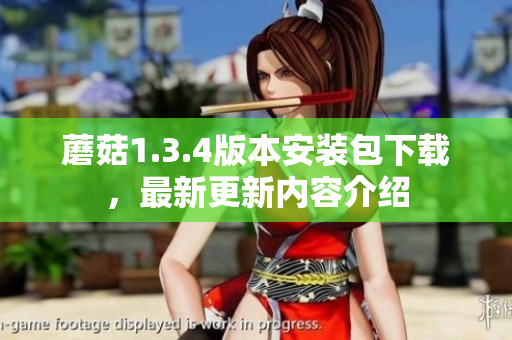 蘑菇1.3.4版本安装包下载，最新更新内容介绍