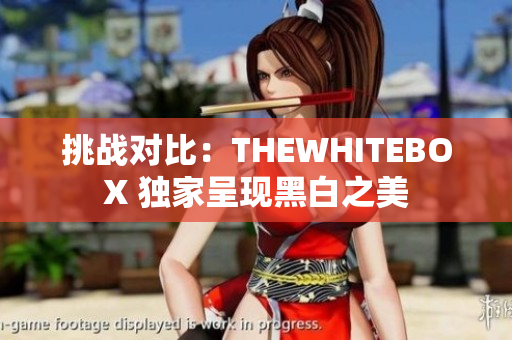 挑战对比：THEWHITEBOX 独家呈现黑白之美