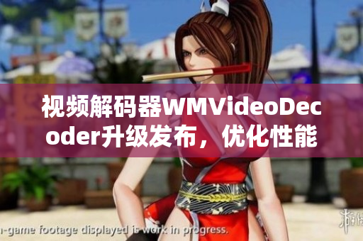 视频解码器WMVideoDecoder升级发布，优化性能及兼容性