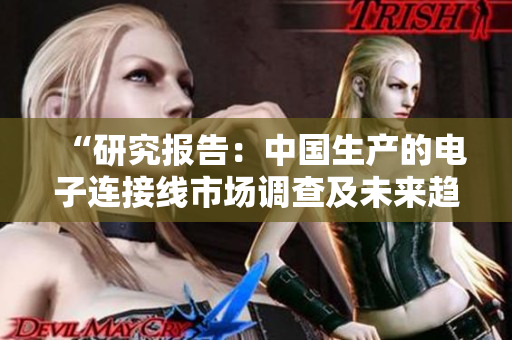 “研究报告：中国生产的电子连接线市场调查及未来趋势分析”