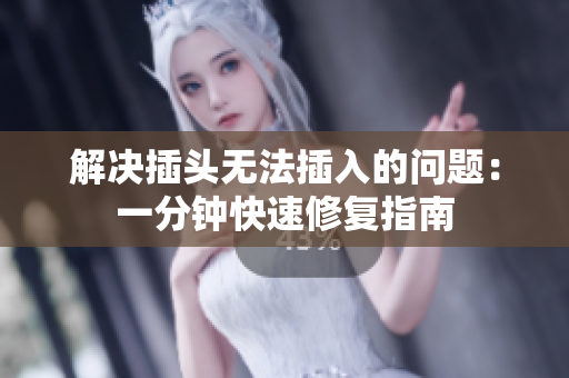 解决插头无法插入的问题：一分钟快速修复指南