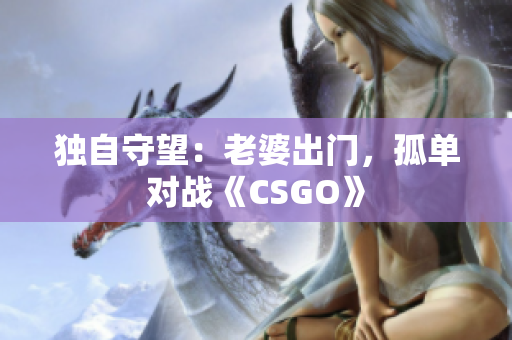 独自守望：老婆出门，孤单对战《CSGO》