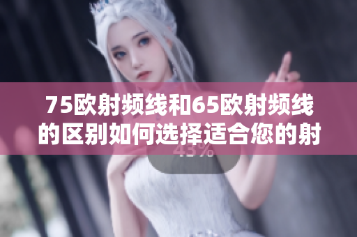 75欧射频线和65欧射频线的区别如何选择适合您的射频线