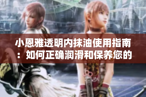 小恩雅透明内抹油使用指南：如何正确润滑和保养您的车辆？