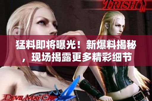 猛料即将曝光！新爆料揭秘，现场揭露更多精彩细节