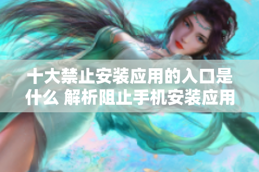 十大禁止安装应用的入口是什么 解析阻止手机安装应用的入口