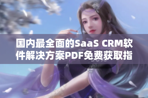 国内最全面的SaaS CRM软件解决方案PDF免费获取指南