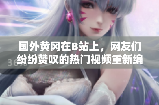 国外黄冈在B站上，网友们纷纷赞叹的热门视频重新编辑制作， 令人过目不忘