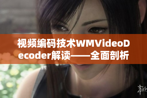 视频编码技术WMVideoDecoder解读——全面剖析其原理及应用