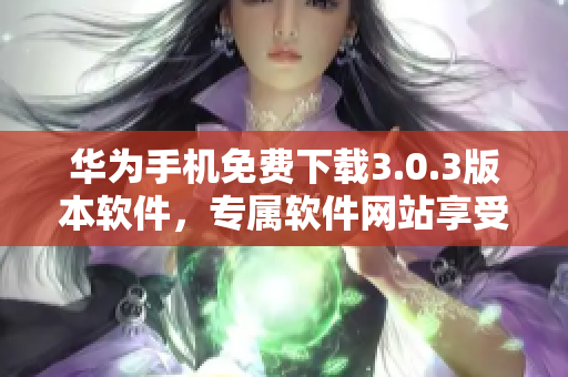 华为手机免费下载3.0.3版本软件，专属软件网站享受者特惠