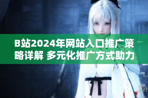 B站2024年网站入口推广策略详解 多元化推广方式助力网站持续增长