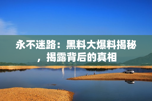 永不迷路：黑料大爆料揭秘，揭露背后的真相
