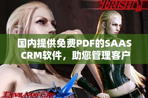 国内提供免费PDF的SAAS CRM软件，助您管理客户关系 