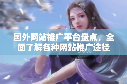 国外网站推广平台盘点，全面了解各种网站推广途径